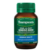 Thompson's汤普森银杏叶健脑胶囊60粒 预防老年痴呆